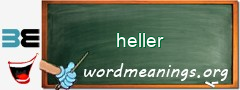 WordMeaning blackboard for heller